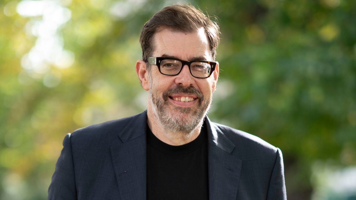  Richard Osman, best selling author of We Solve Murders and television personality, attends the 2023 Cheltenham Literature Festival