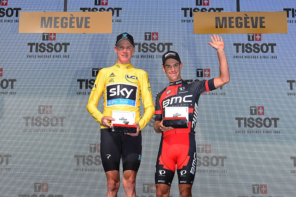 Chris Froome (Team Sky) and Richie Porte (BMC)