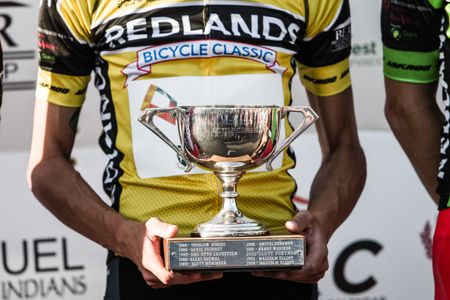Phil Gaimon (Optum) takes home another Redlands trophy after winning the overall.