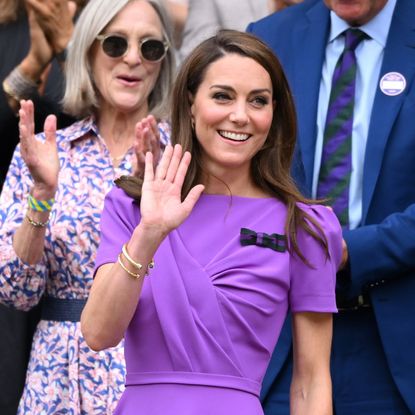 The Princess of Wales arrives at Wimbledon