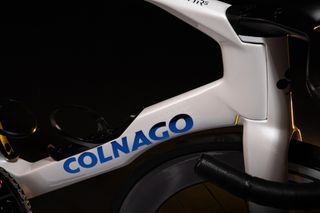 Colnago Y1Rs headtube and downtube