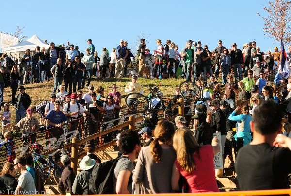 The crowds were massive today at Valmont Park