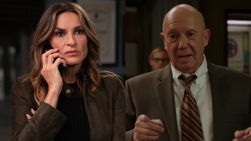 Olivia Benson on the phone in SVU27 and Captain Cragen retiring in SVU15