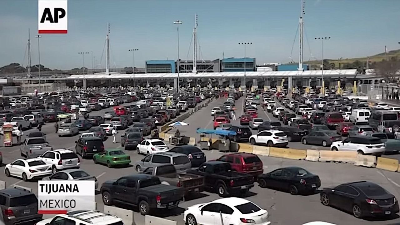 The U.S. port of entry in Southern California