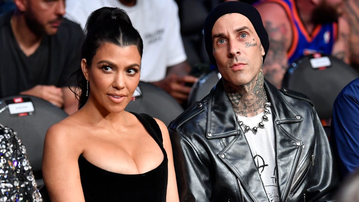 Travis Barker and Kourtney Kardashian