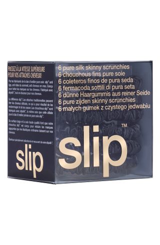 Pure Silk 6-Pack Skinny Scrunchies