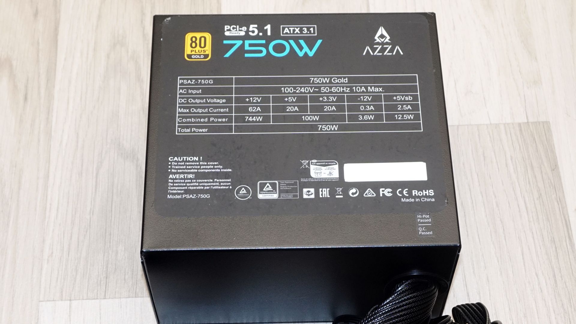 AZZA PSAZ-750G ATX 3.1