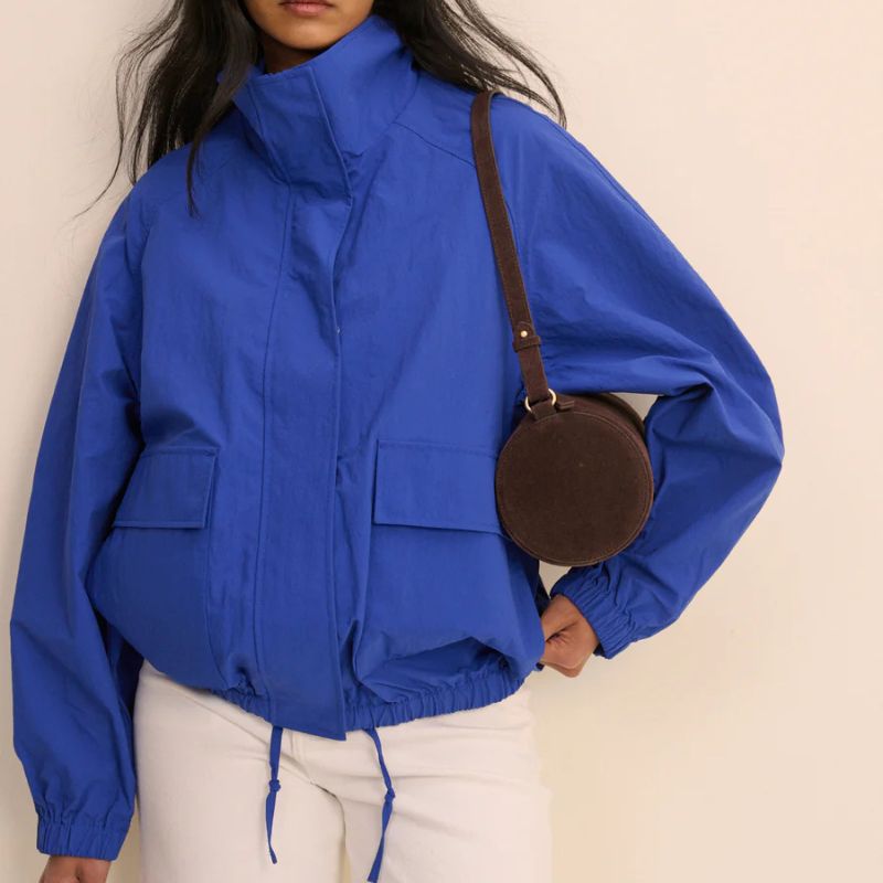 Nobody's Child , Cobalt Blue Funnel Neck Jacket