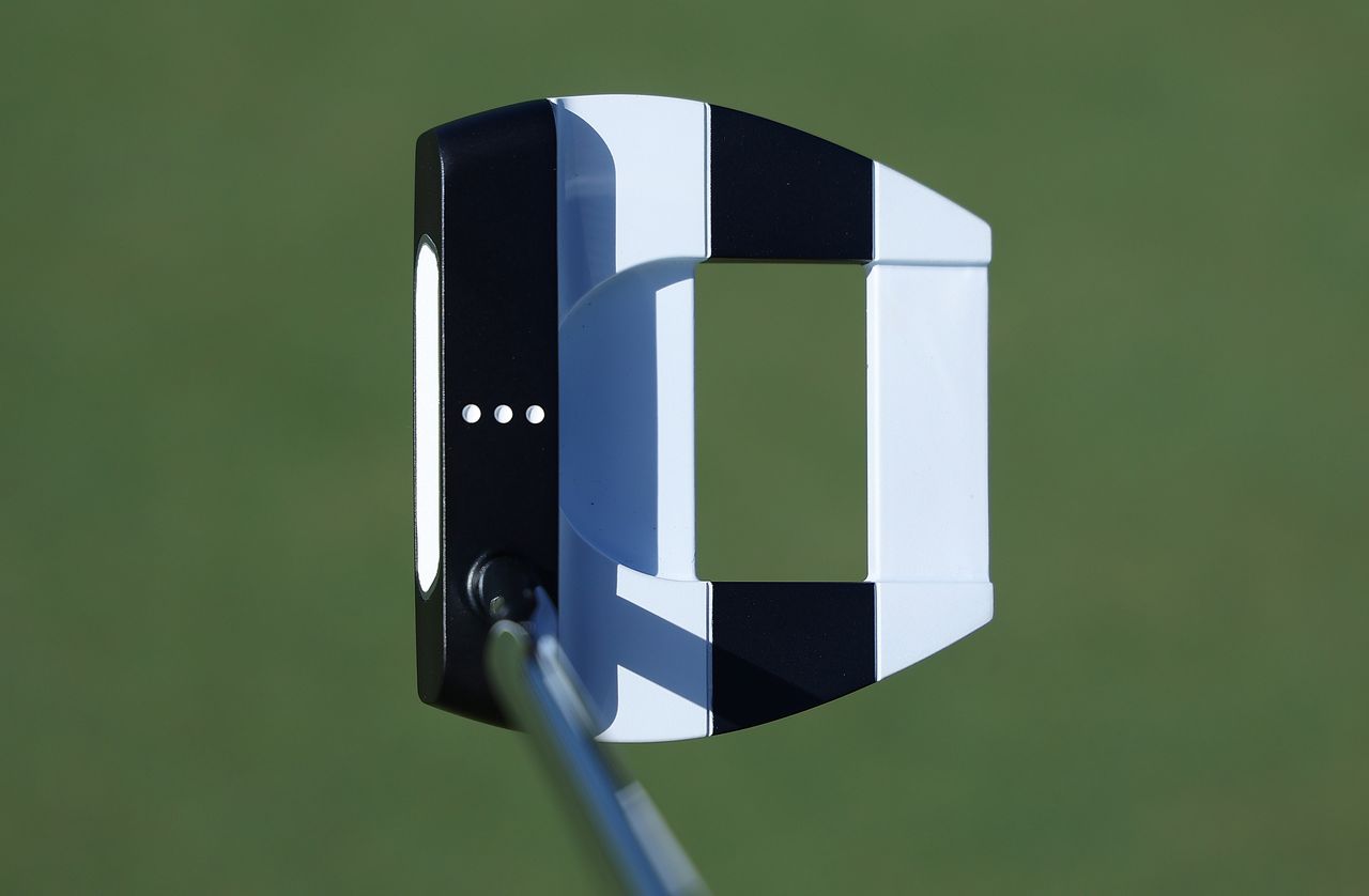 A close up of the Odyssey Jailbird putter