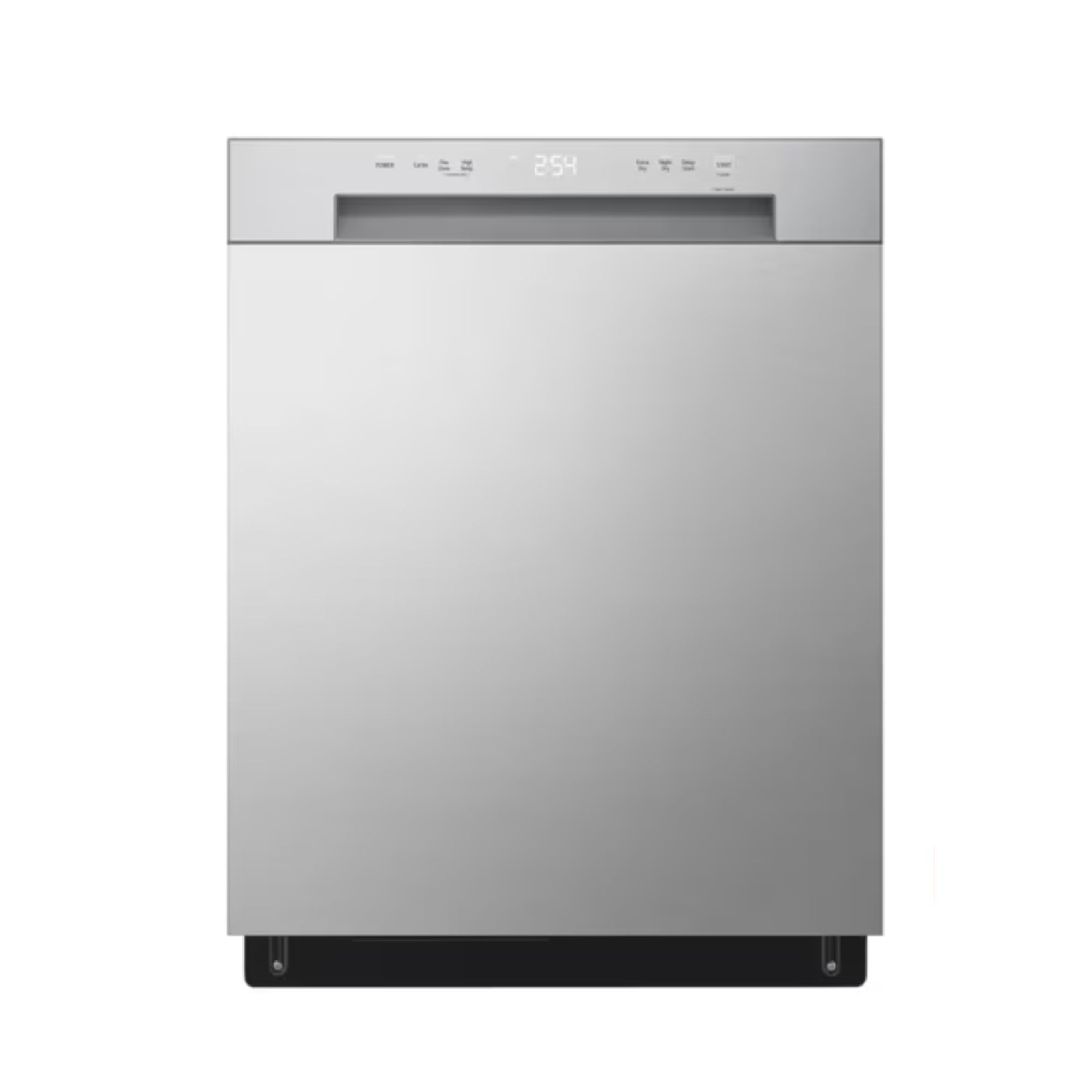 LG LDFC2423V dishwasher against white background.