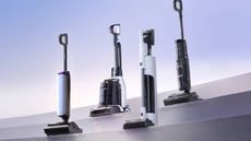 A variety of Tineco vacuum cleaners. 
