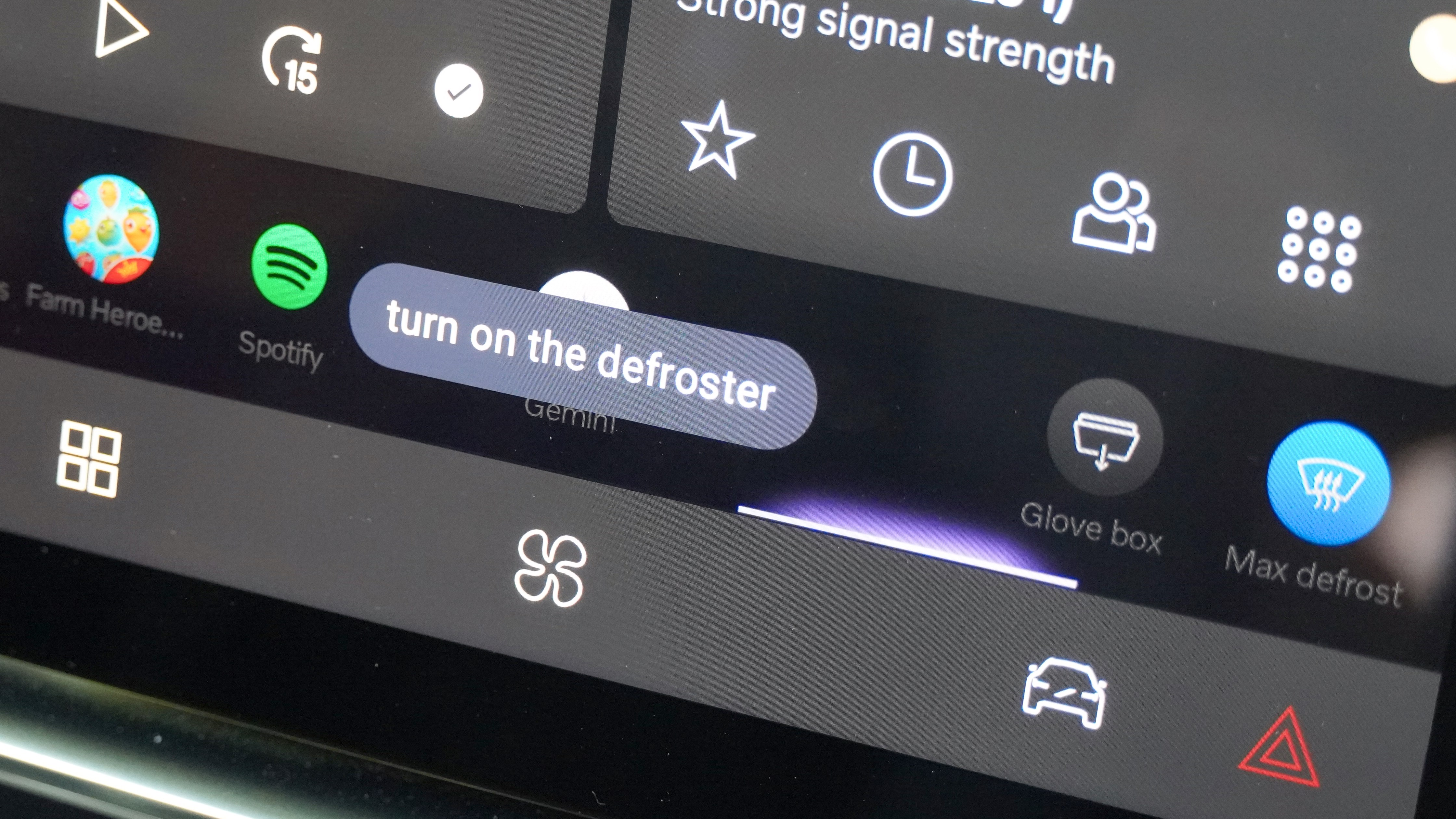 Gemini on a car with Google Built-in a.k.a. Android Automotive