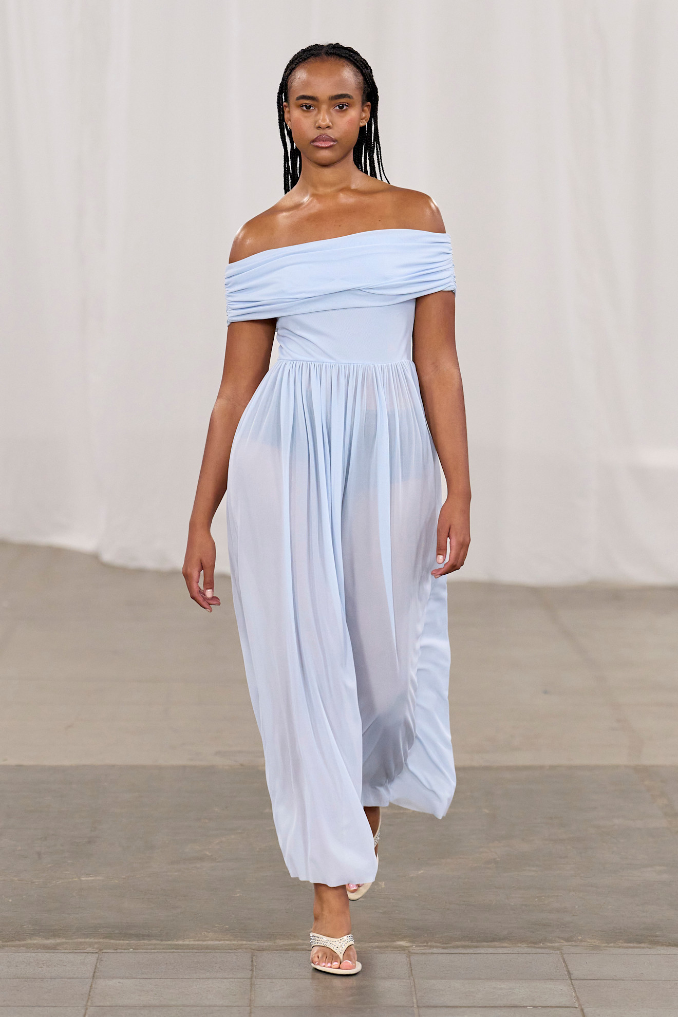 Rotate light blue dress