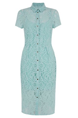 Primark Button Down Lace Midi Shirt Dress, £17