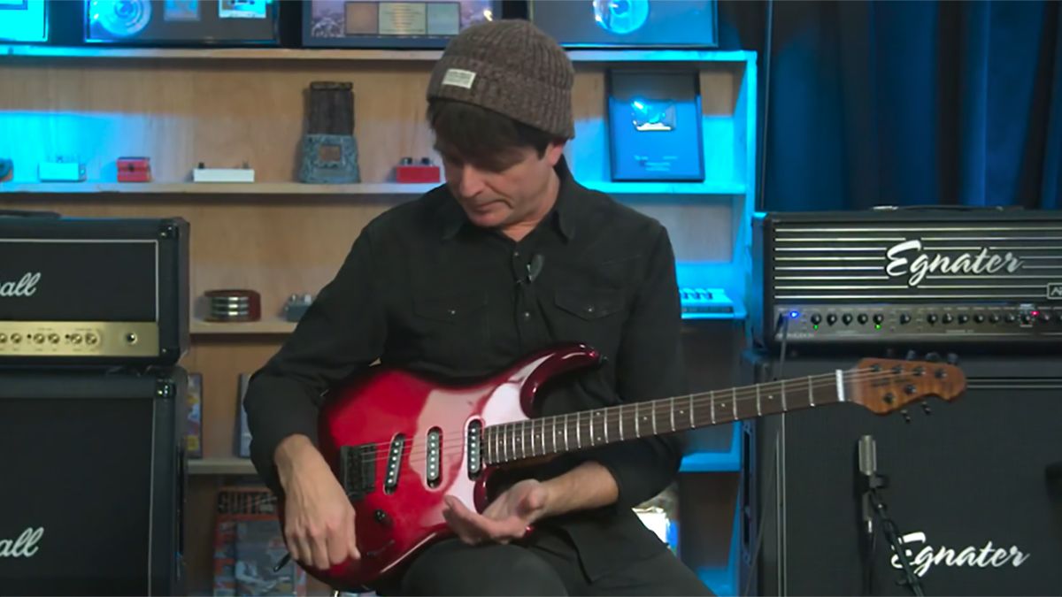 Ernie Ball Music Man Luke 4 SSS Guitar World demo