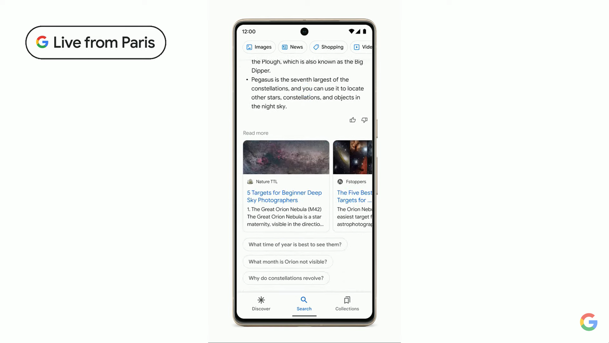Google 'Live from Paris' event recap AI updates to Maps, Search, Lens