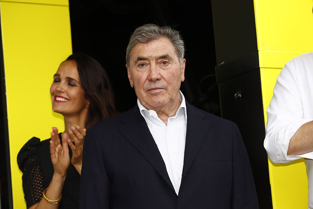 Eddy Merckx on stage during stage 1 at the Tour de France