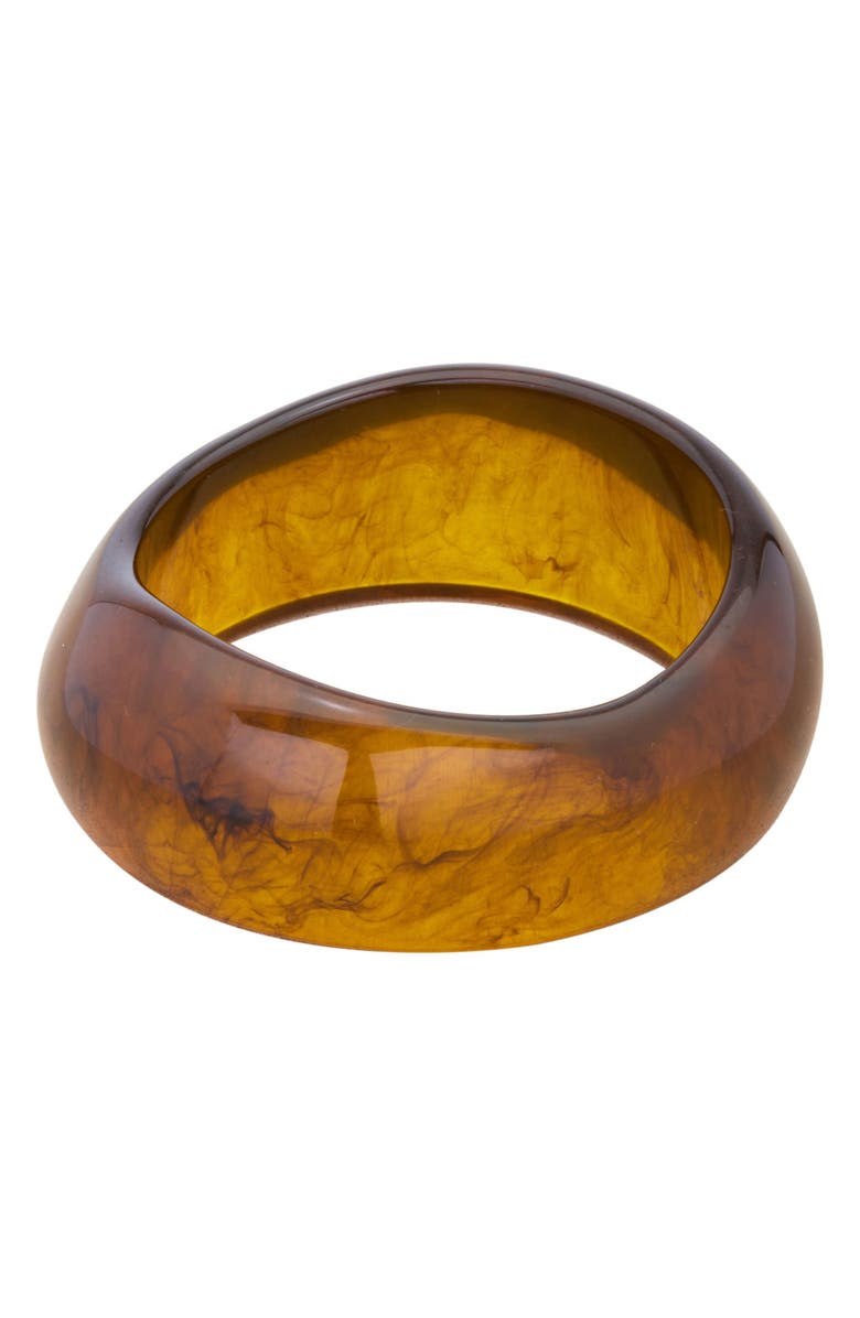 Brown Lucite® Bangle