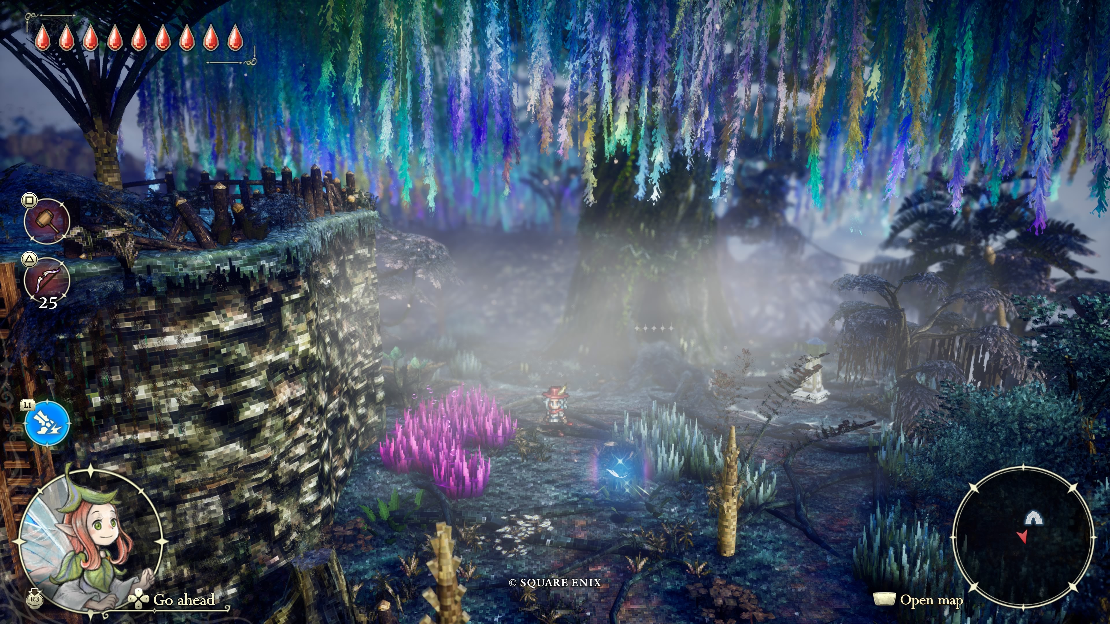 Swamp area in the Adventures of Elliot: The Millennium Tales
