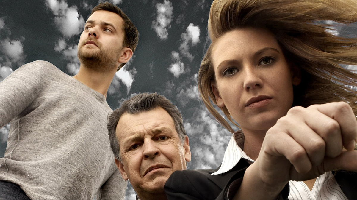 The main cast of the sci-fi show Fringe