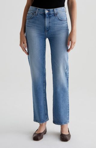 Brinley Mid Rise Classic Straight Leg Jeans