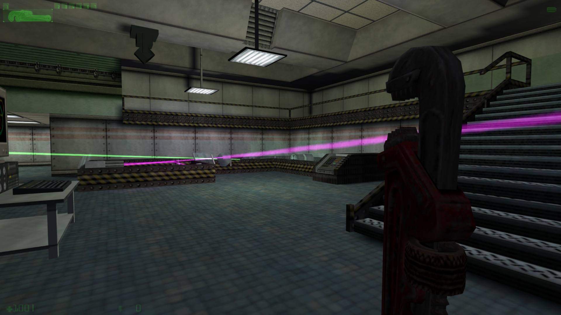 The first level in Half Life Opposing Force
