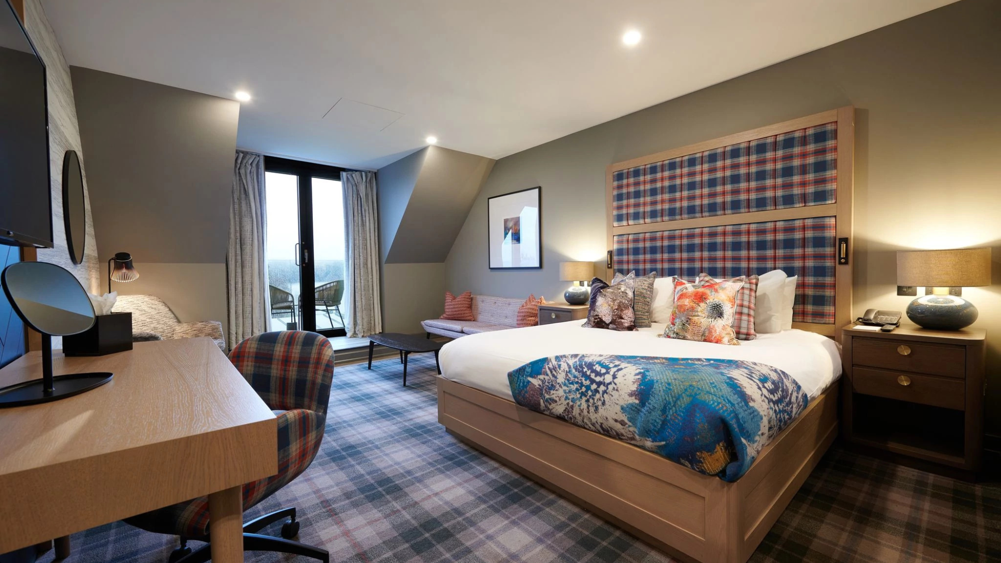 A Loch view room at the Cameron House