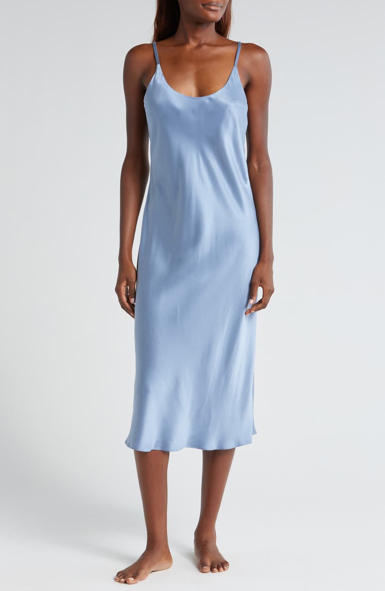 Washable Silk Slipdress Nightgown