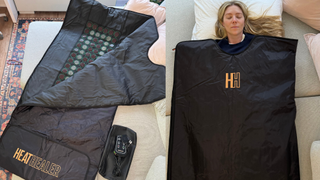 Freelance beauty writer Brianna Peters uses Heat Healer sauna blanket.