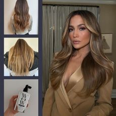 Collage of Jennifer Lopez, Jamie Schneider, and Kaitlyn McLintock's Hair