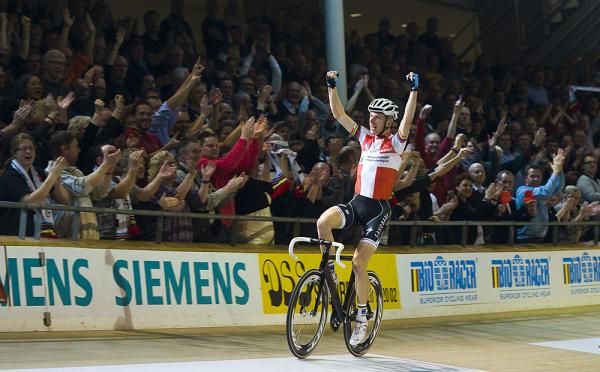 Michael Morkov celebrates his team's win on home turf
