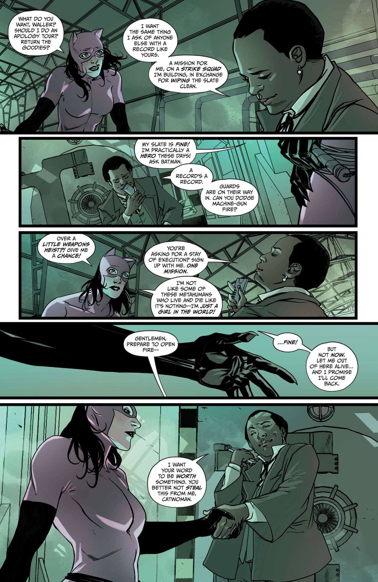 Pages from Catwoman #62