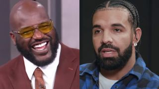 Shaq and Drake side by side picture. 