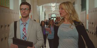 Justin Timberlake and Cameron Diaz in Bad Teacher