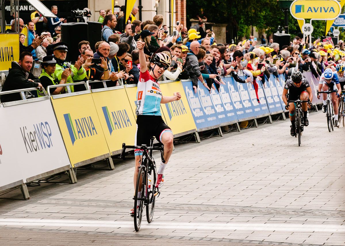 Christine Majerus wins stage 3 of the Women's Tour