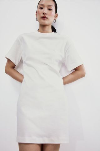 Defined-Waist T-Shirt Dress