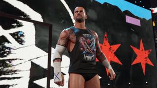 Promotional screenshot of CM Punk in WWE 2K25