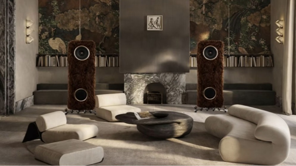 Oben Mane speakers in a sitting room