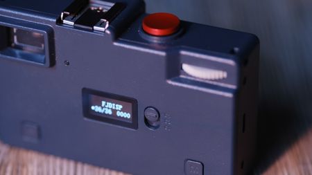 The Rewindpix on a wood background