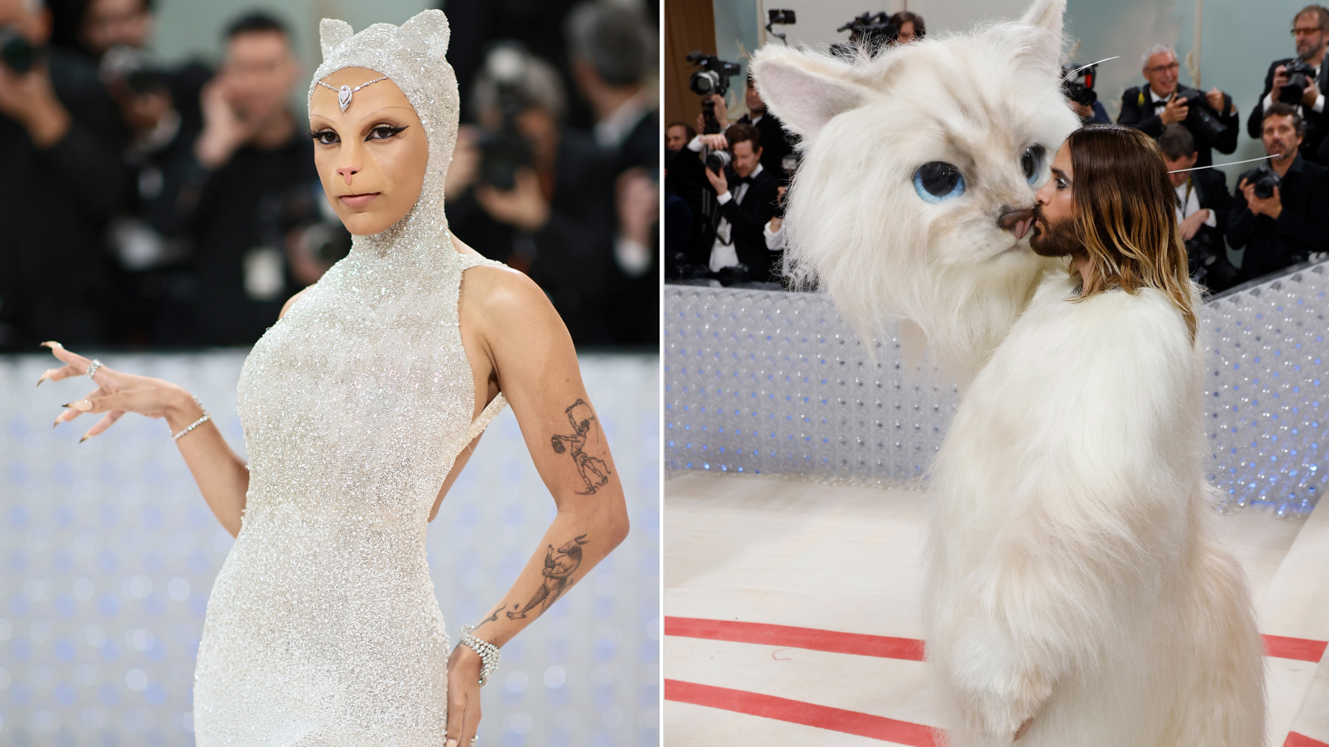 Choupette Lagerfeld on Doja Cat and Jared Leto at the Met Gala