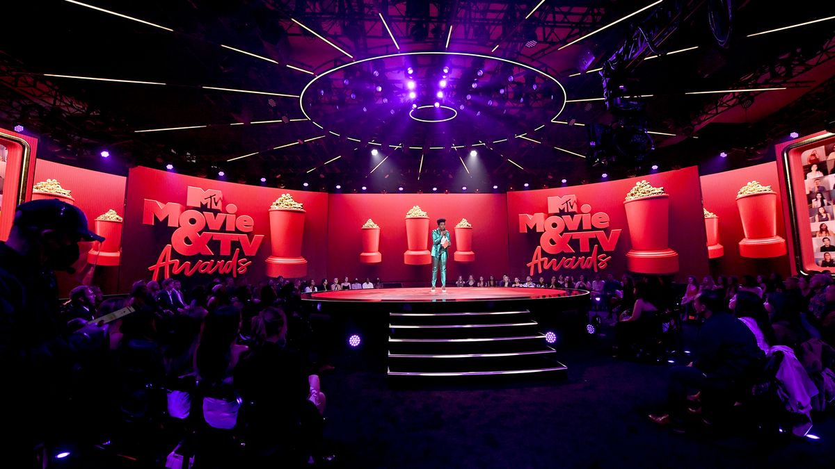 Leslie Jones hosting the 2021 MTV Movie &amp; TV Awards at the Hollywood Palladium on May 16, 2021 in Los Angeles, California.