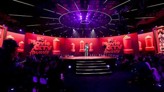 Leslie Jones hosting the 2021 MTV Movie & TV Awards at the Hollywood Palladium on May 16, 2021 in Los Angeles, California.