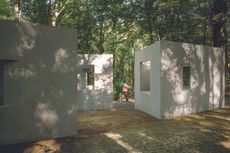 white pavilions by The Open Workshop