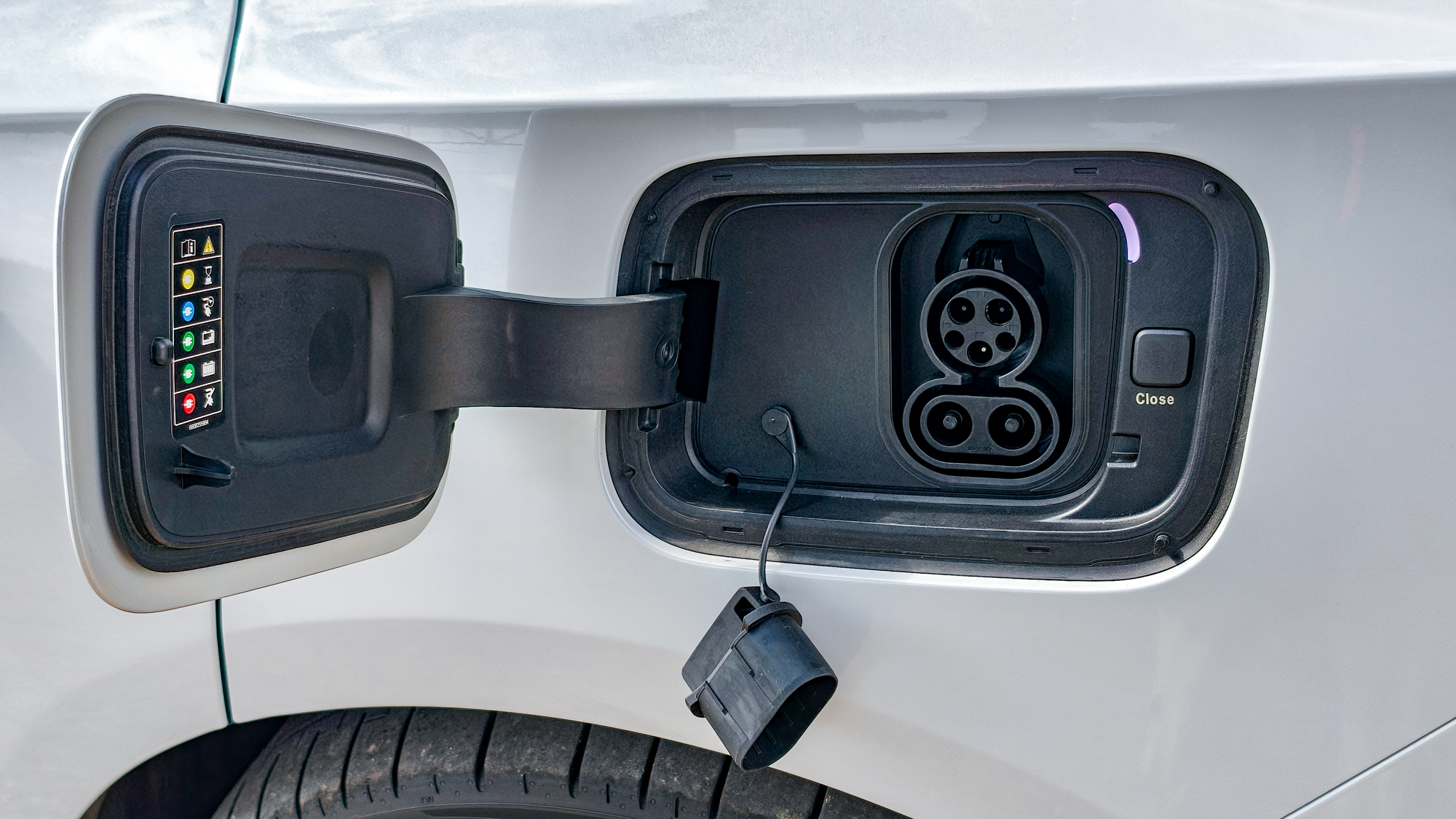 2026 Polestar 4 charging port.