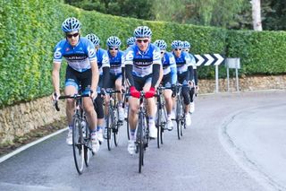 Tyler Farrar and Fabian Wegmann