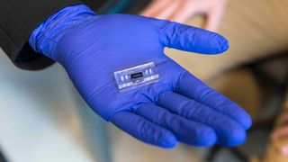 The new processor stores data in modified DNA molecules and uses microfluidic channels to perform basic computations.