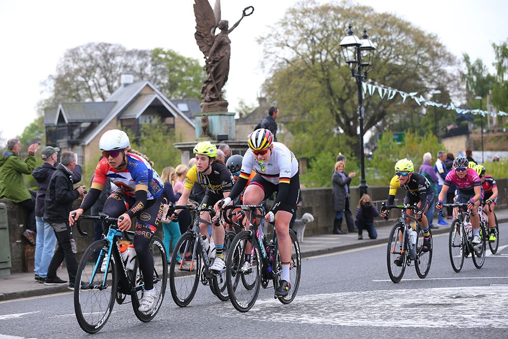 Mieke Kroeger at the Tour de Yorkshire