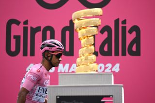 Jhonatan Narváez at the Giro d'Italia