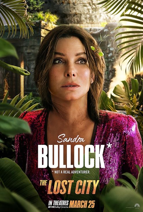 The Lost City poster Sandra Bullock