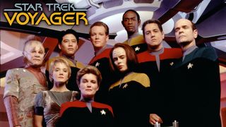 The cast of Star Trek Voyager